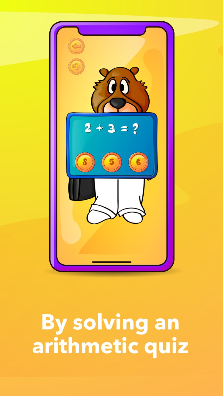 Color Maths: unlock characters by solving an arithmetic quiz